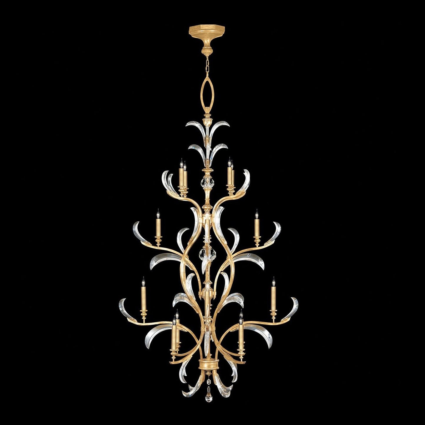 Fine Art Beveled Arcs 48" Chandelier