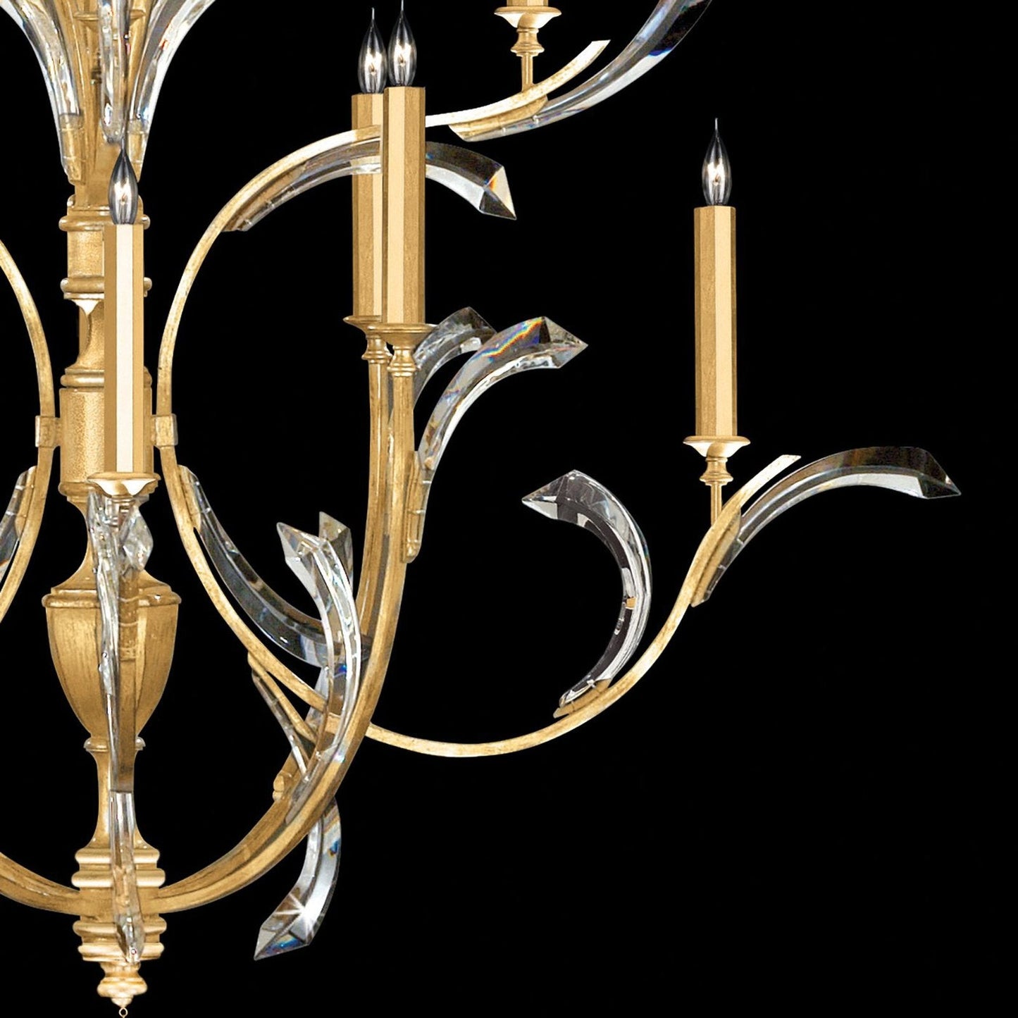 Fine Art Beveled Arcs 56" Chandelier