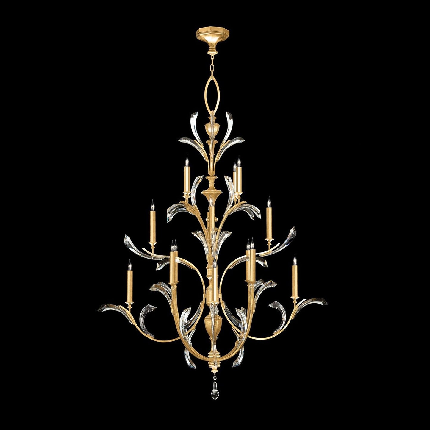 Fine Art Beveled Arcs 56" Chandelier