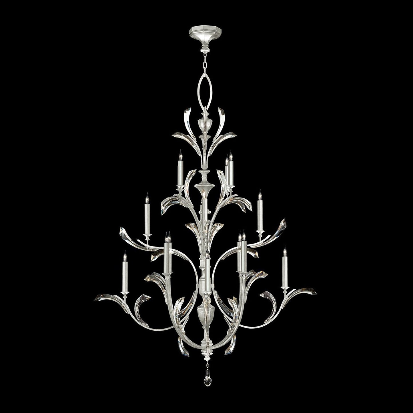 Fine Art Beveled Arcs 56" Chandelier