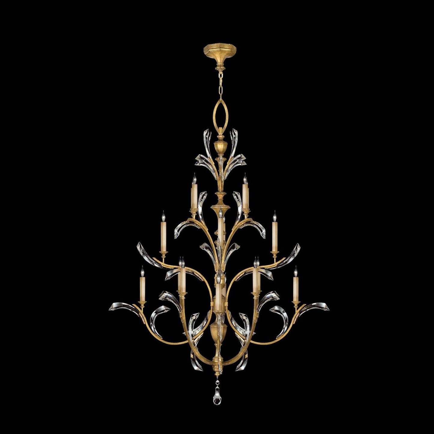 Fine Art Beveled Arcs 56" Chandelier