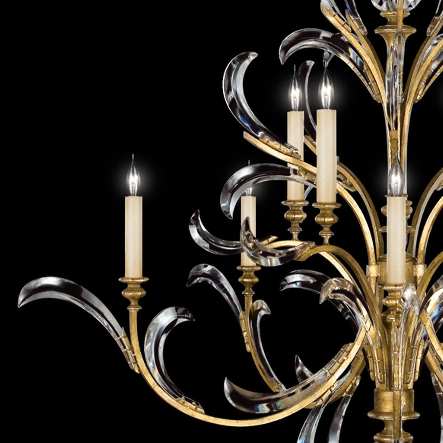 Fine Art Beveled Arcs 56" Round Chandelier