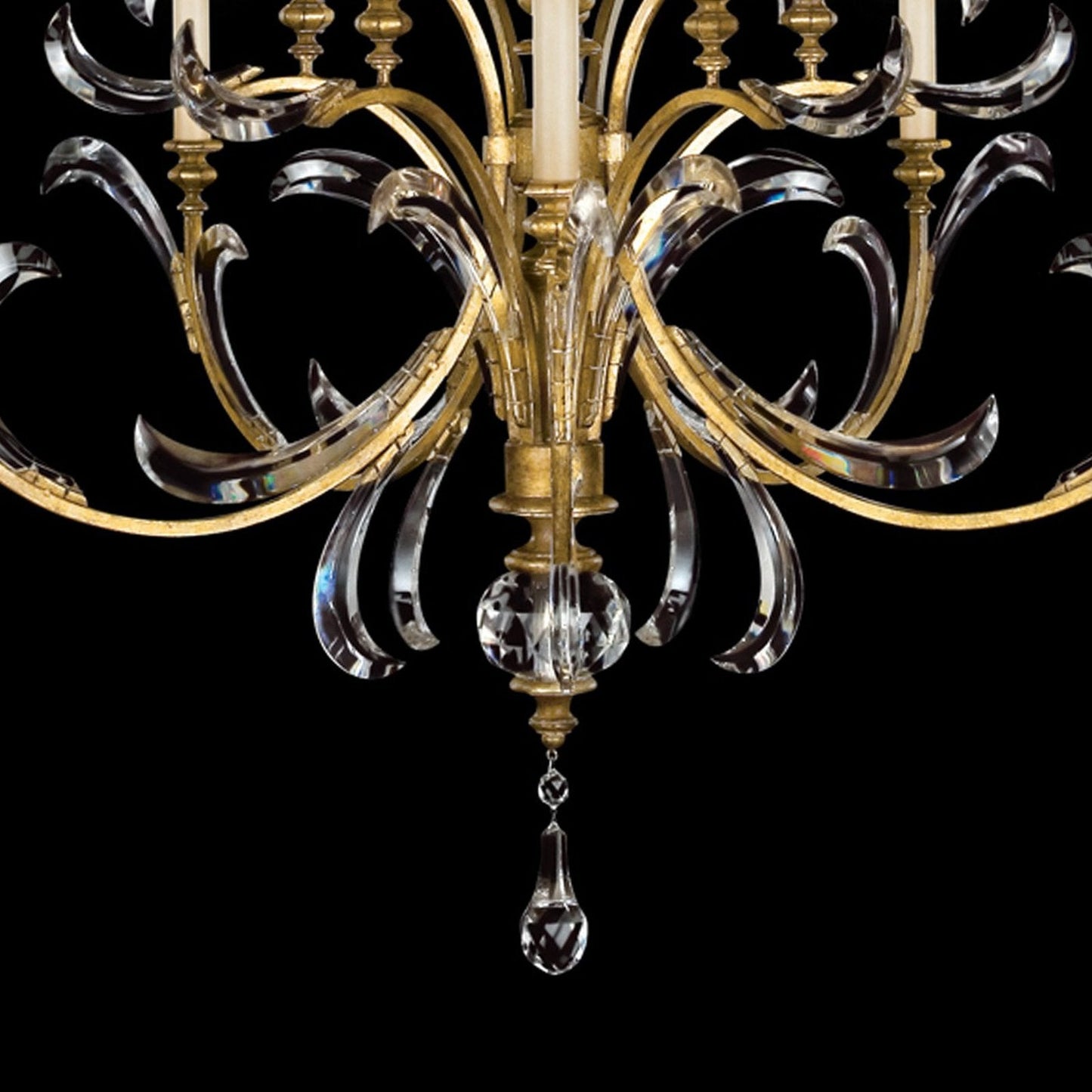 Fine Art Beveled Arcs 56" Round Chandelier