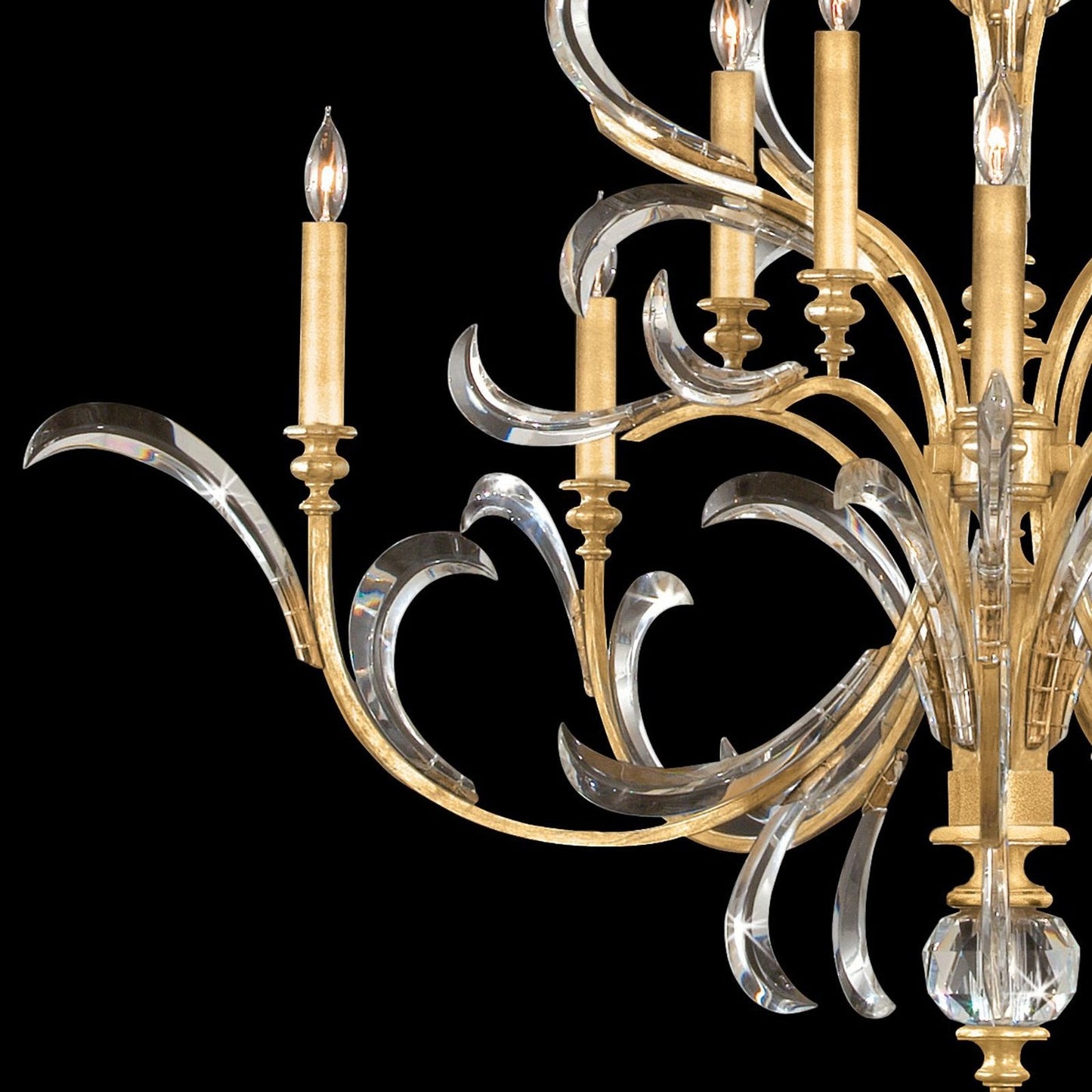 Fine Art Beveled Arcs 56" Round Chandelier