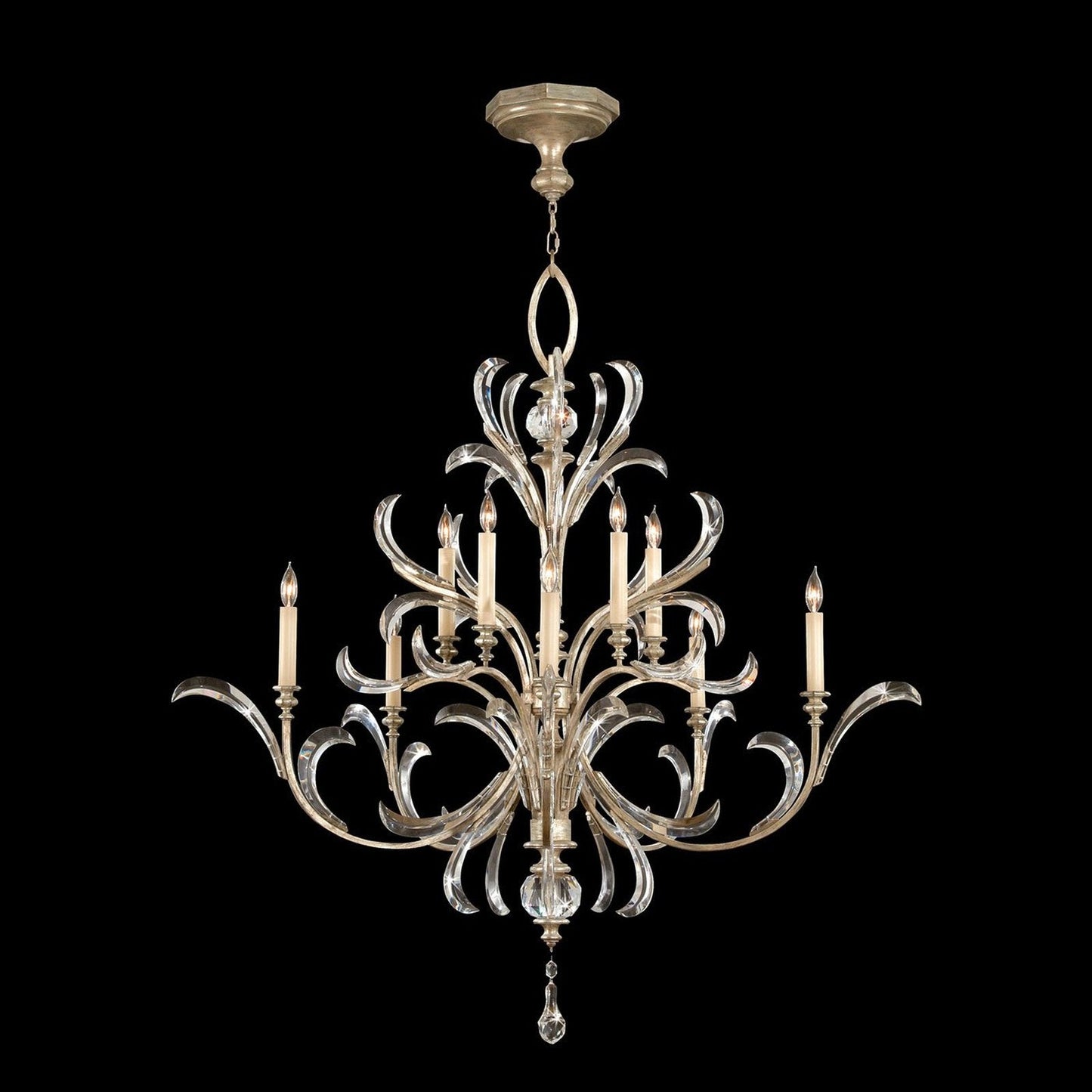 Fine Art Beveled Arcs 56" Round Chandelier