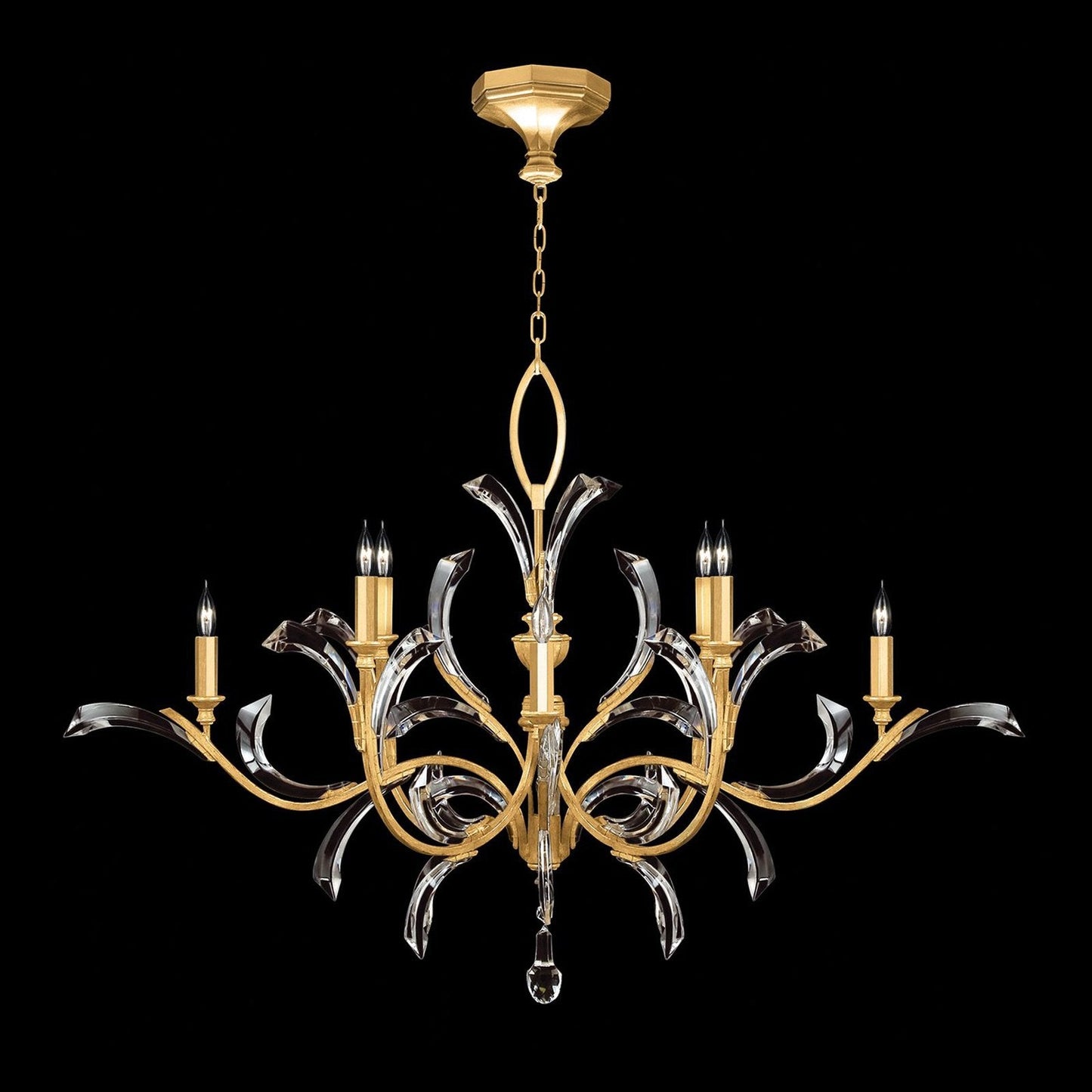 Fine Art Beveled Arcs 57" Chandelier