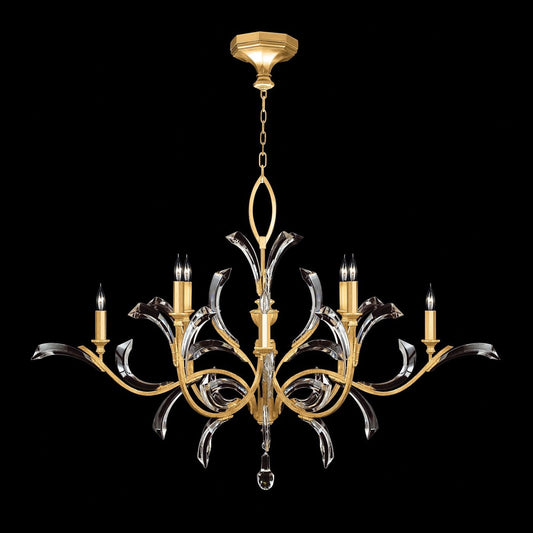 Fine Art Beveled Arcs 57" Chandelier