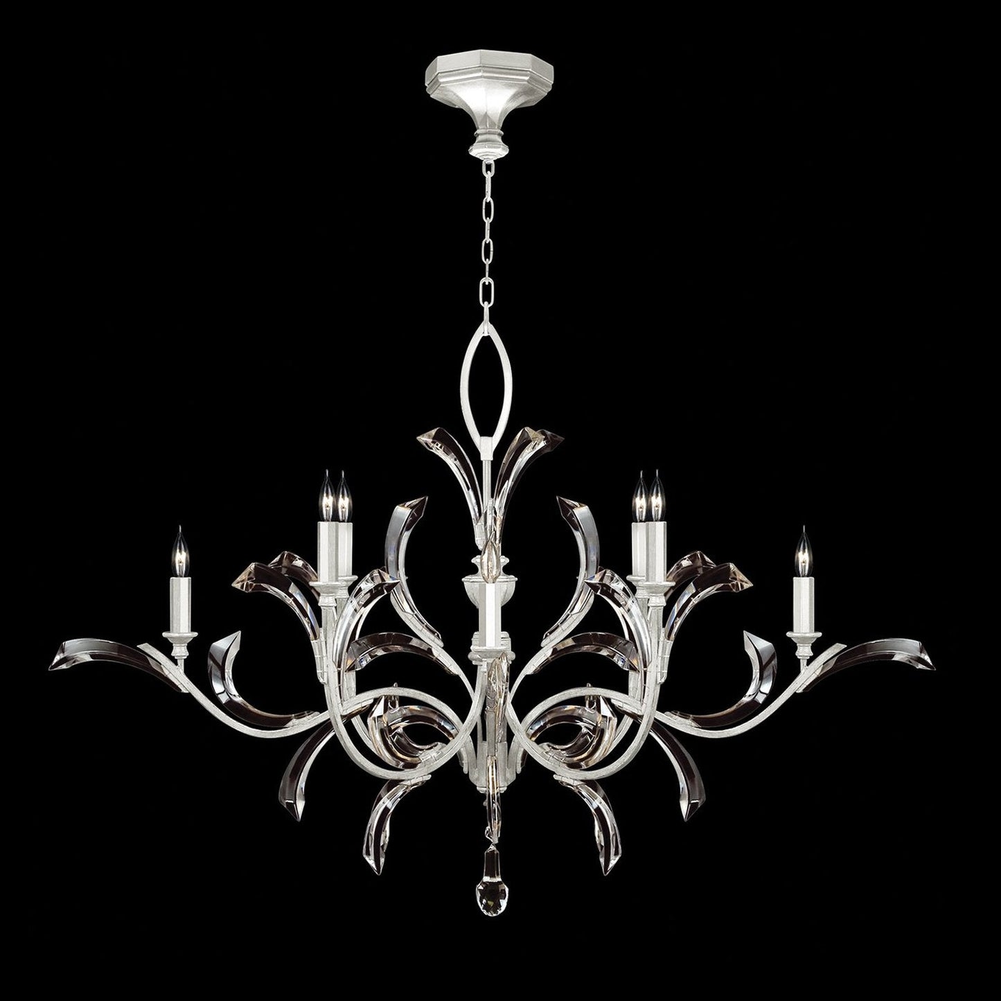 Fine Art Beveled Arcs 57" Chandelier