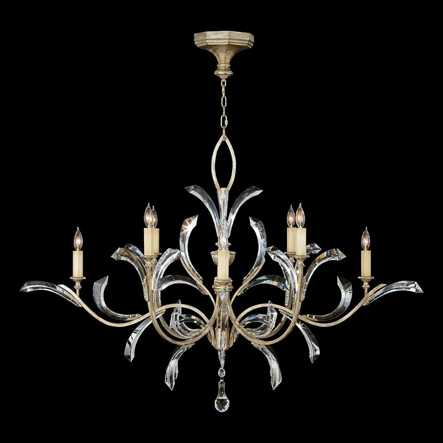 Fine Art Beveled Arcs 57" Chandelier