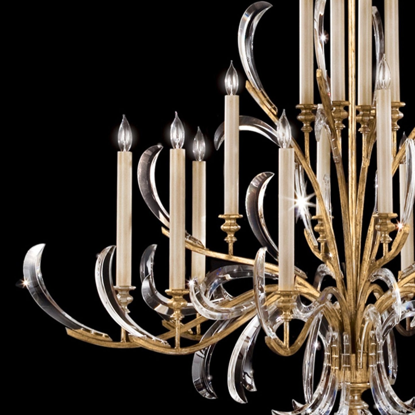 Fine Art Beveled Arcs 58" Chandelier