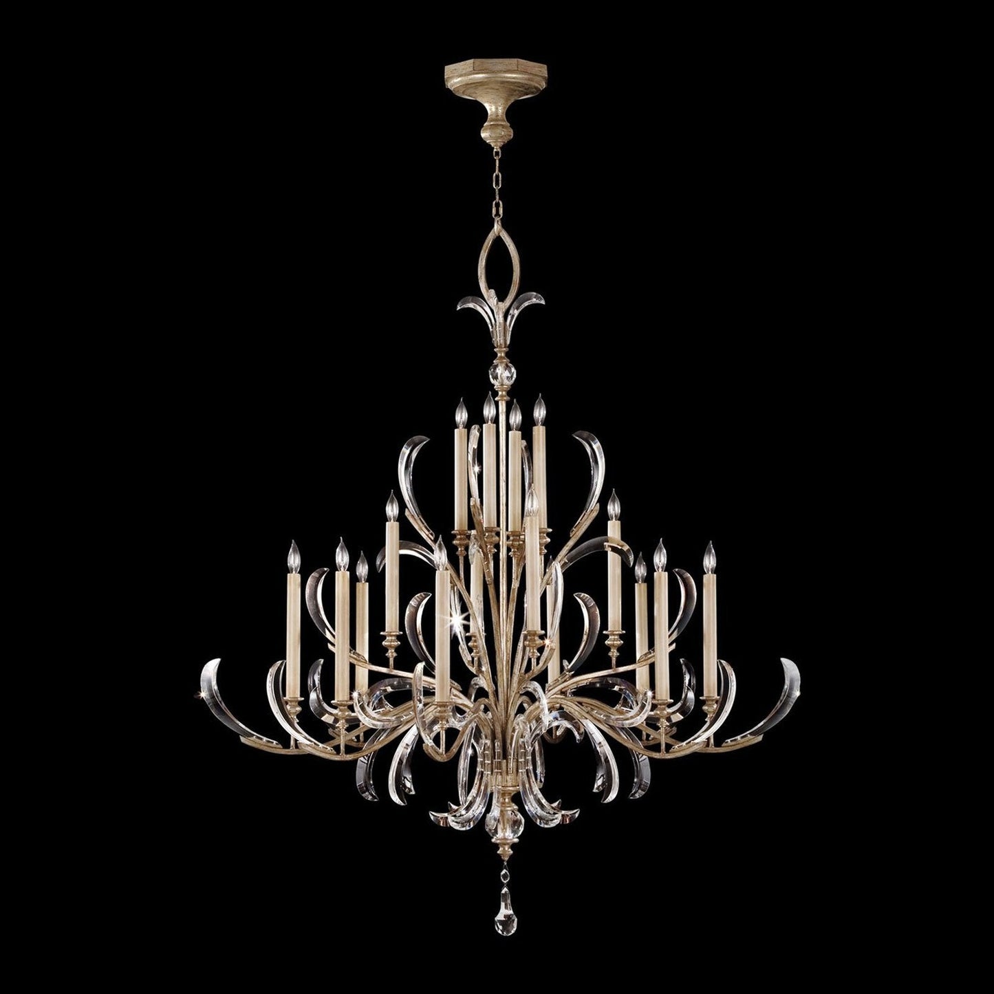 Fine Art Beveled Arcs 58" Chandelier