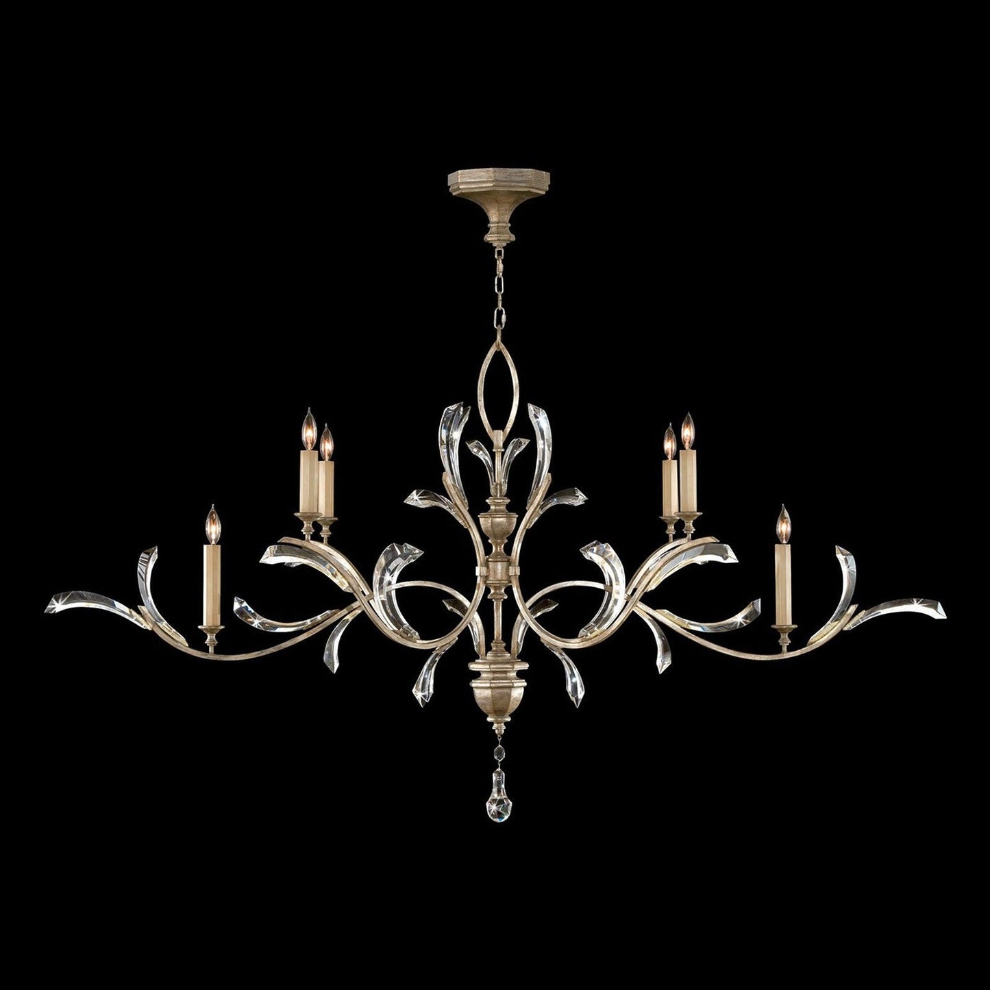 Fine Art Beveled Arcs 74" Chandelier