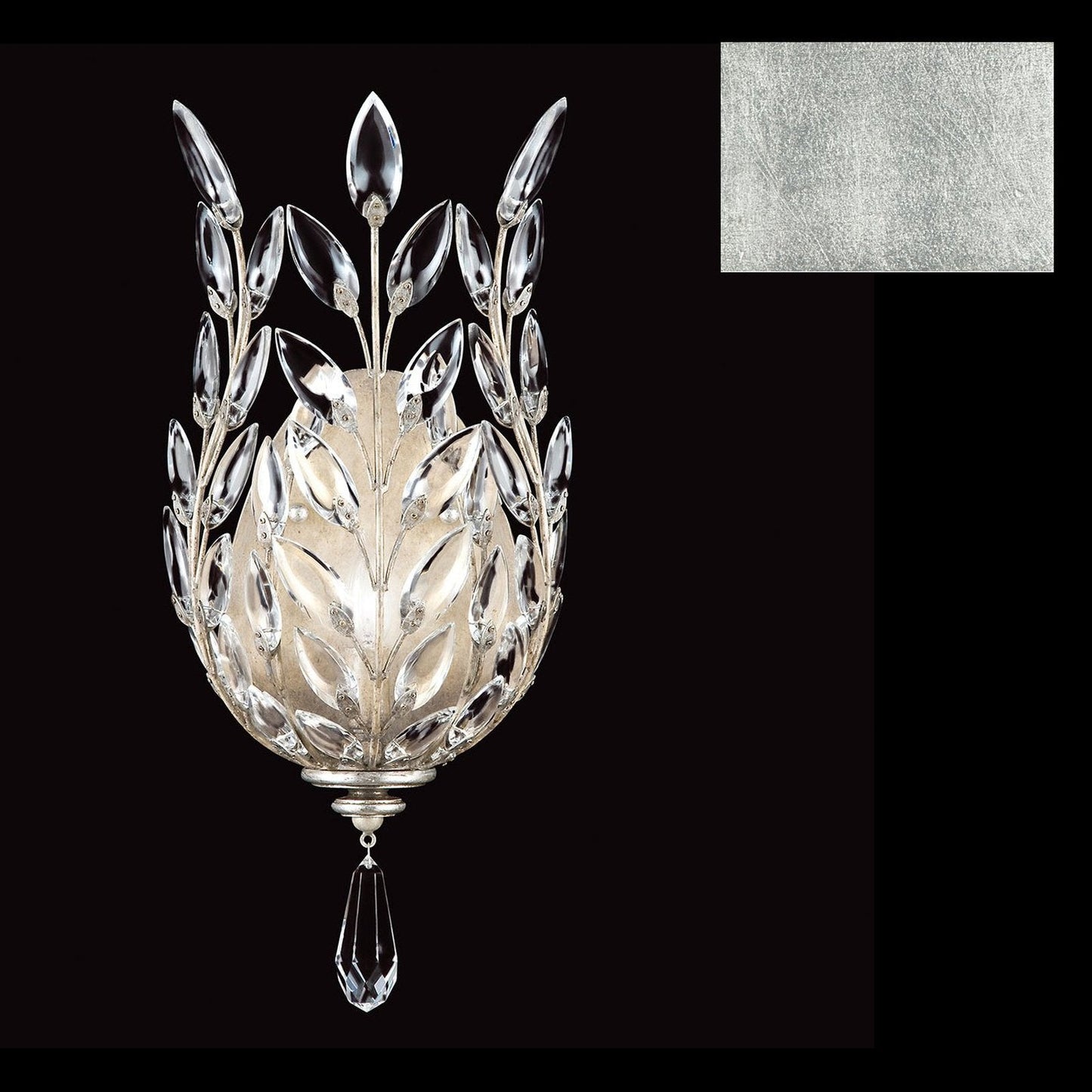 Fine Art Crystal Laurel 17" Sconce