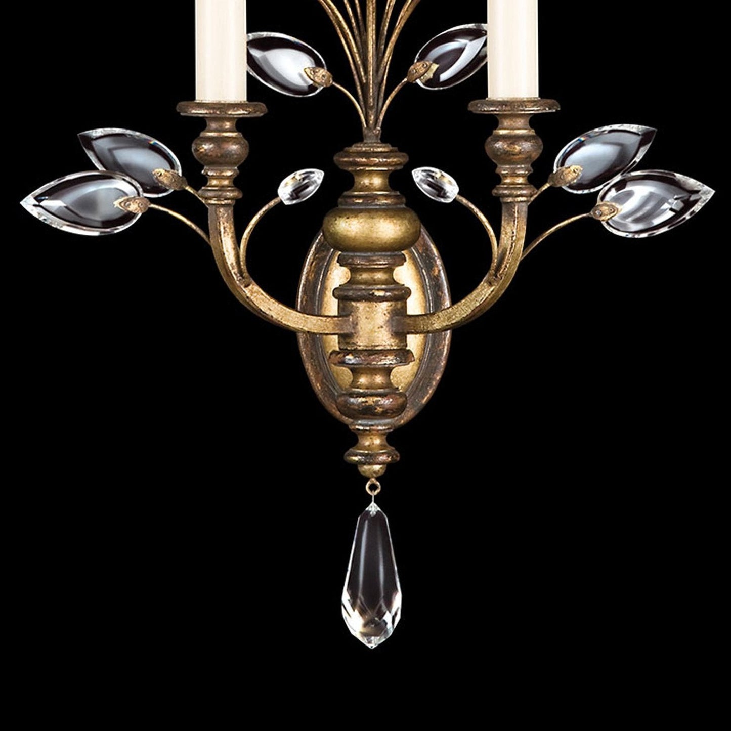 Fine Art Crystal Laurel 28" Sconce