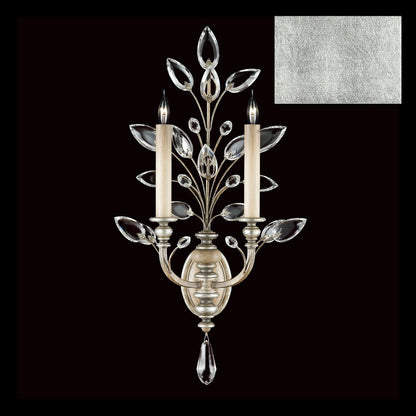 Fine Art Crystal Laurel 28" Sconce