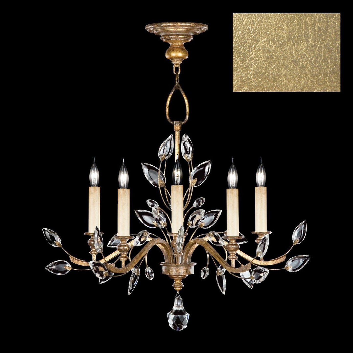 Fine Art Crystal Laurel 32" Round Chandelier