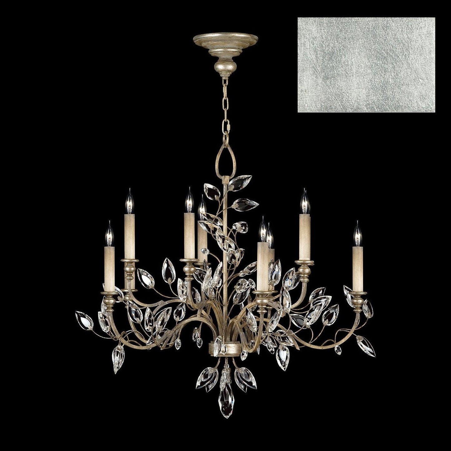 Fine Art Crystal Laurel 43" Round Chandelier