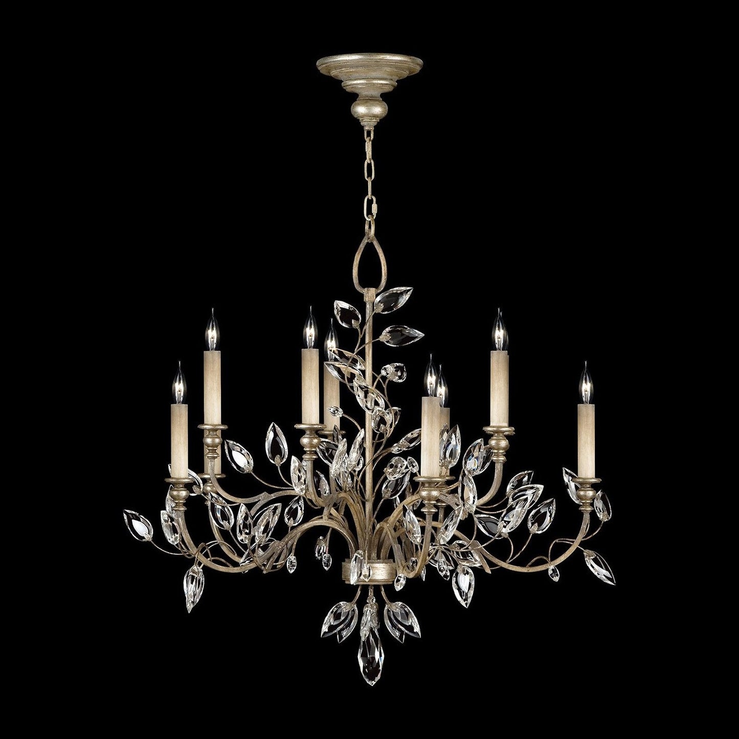 Fine Art Crystal Laurel 43" Round Chandelier