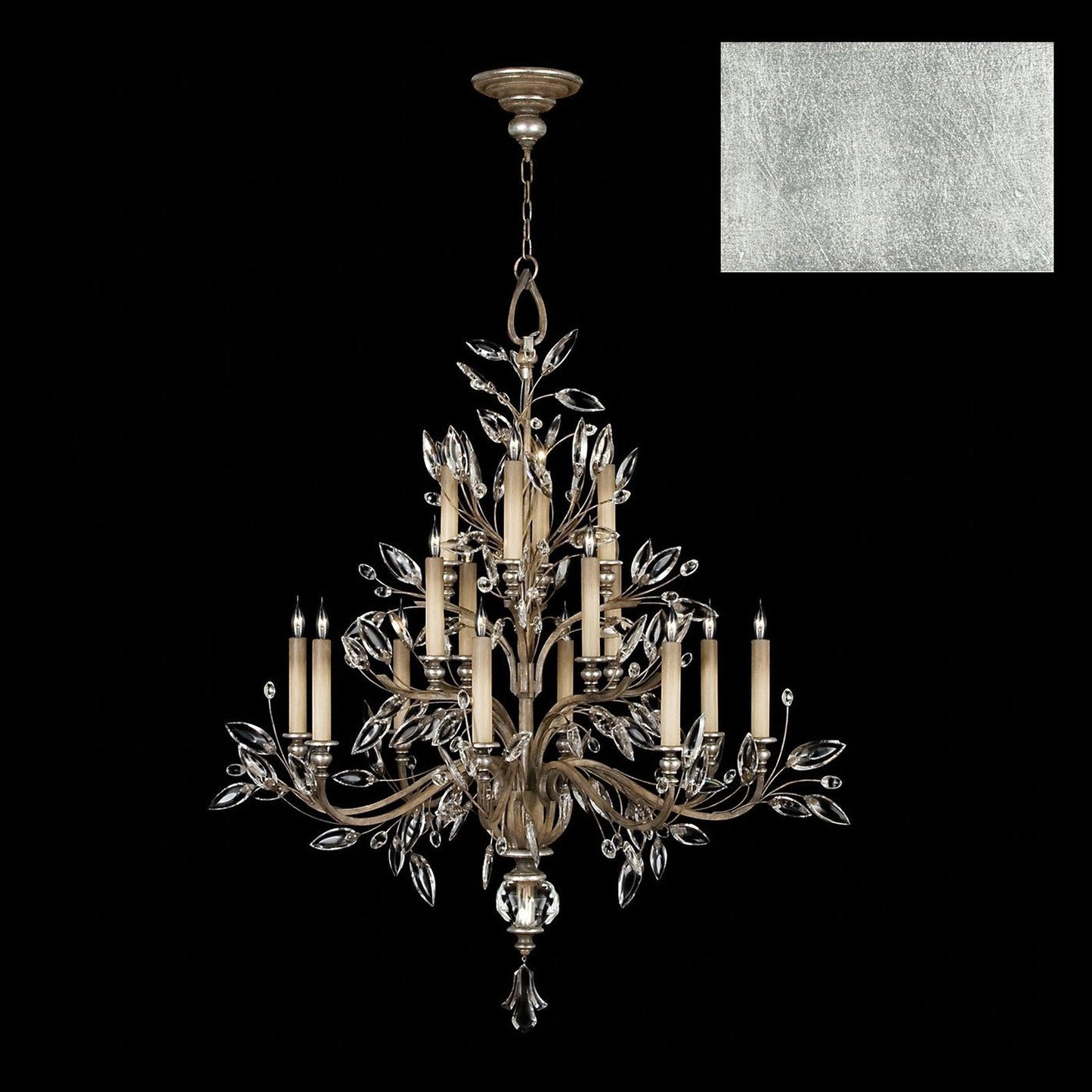 Fine Art Crystal Laurel 45" Round Chandelier