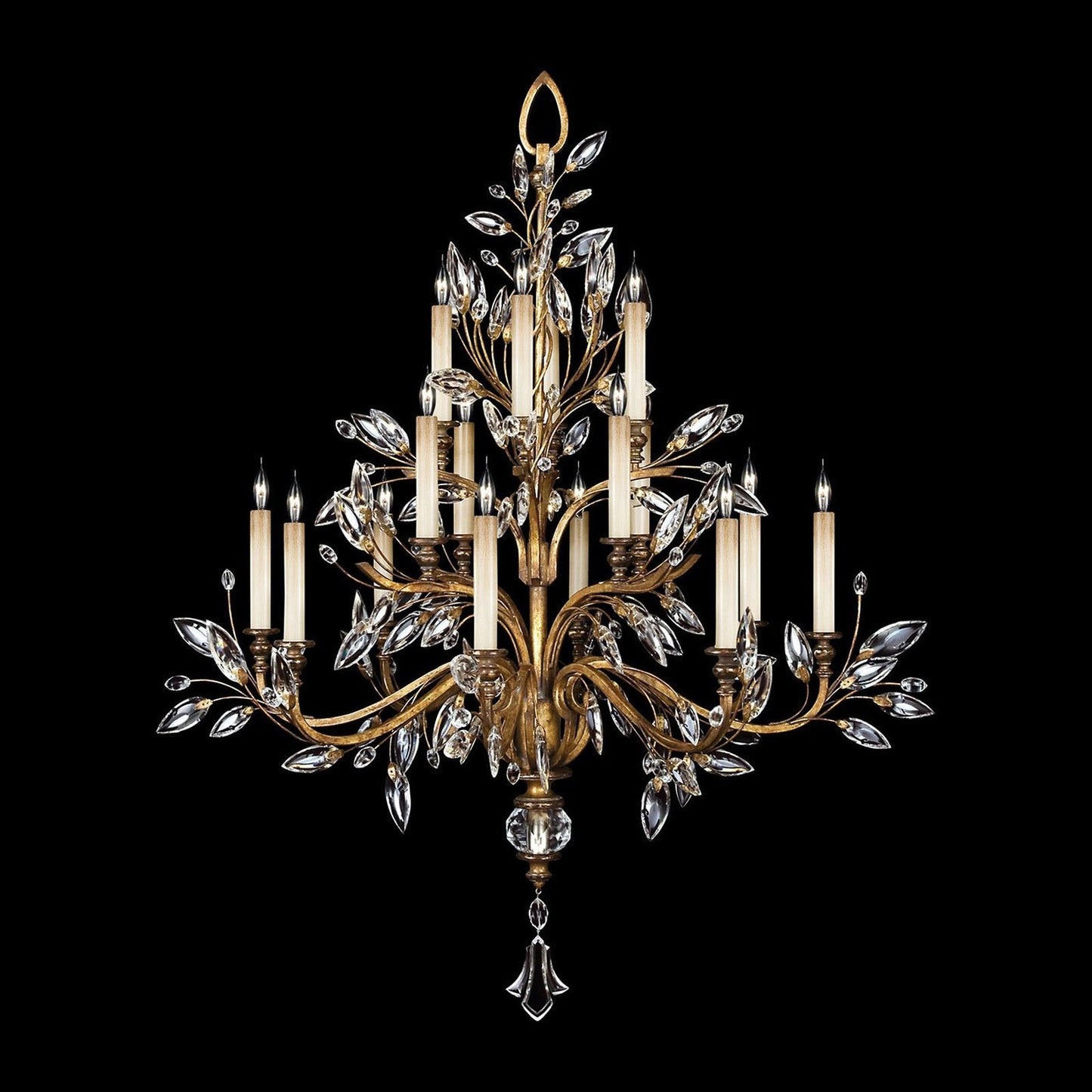 Fine Art Crystal Laurel 45" Round Chandelier