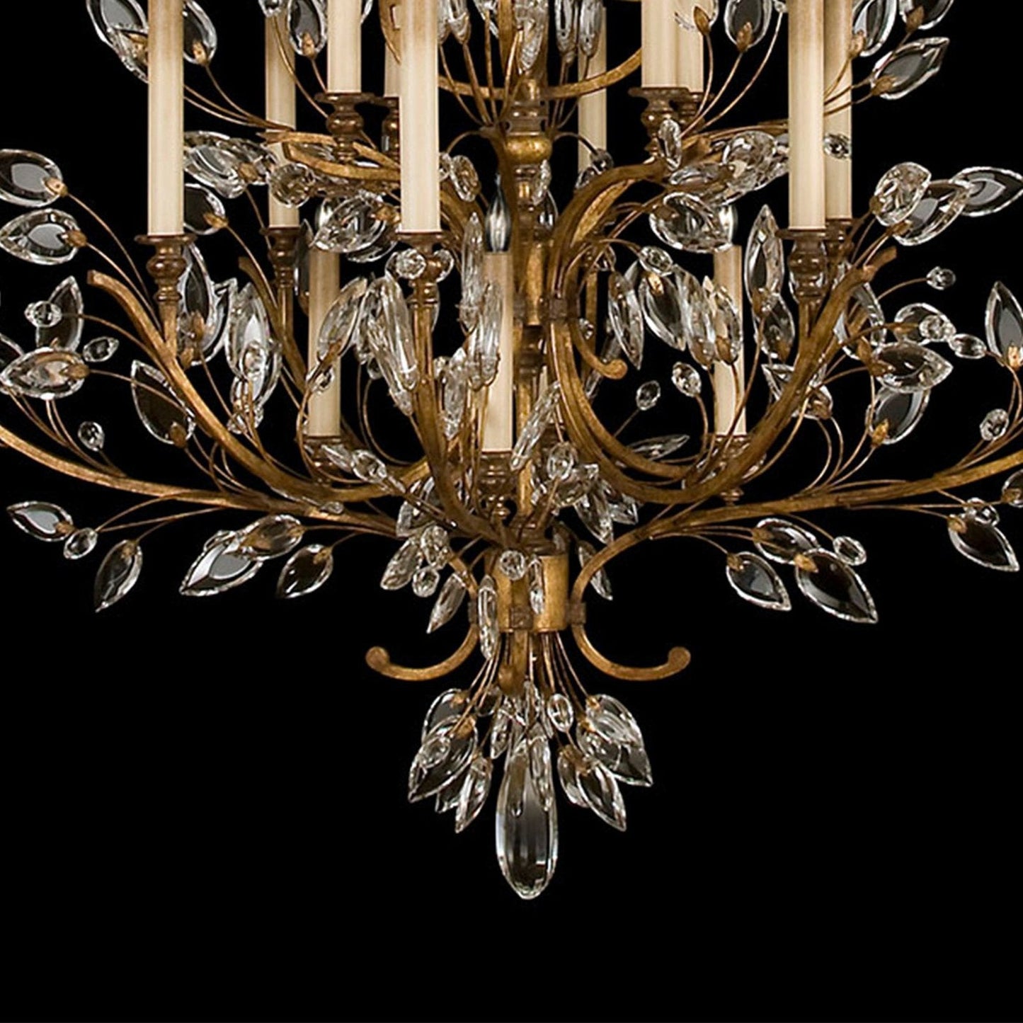 Fine Art Crystal Laurel 57" Round Chandelier