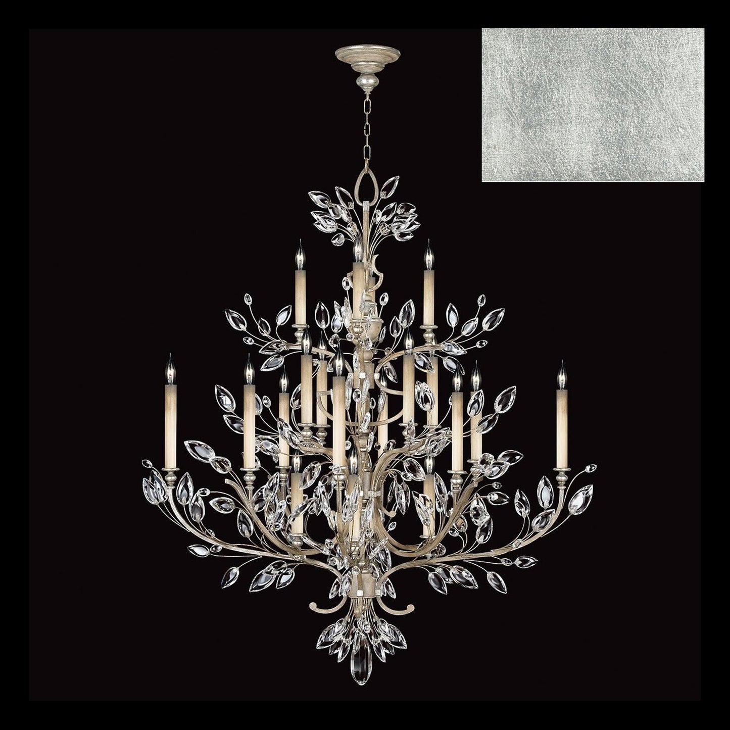 Fine Art Crystal Laurel 57" Round Chandelier