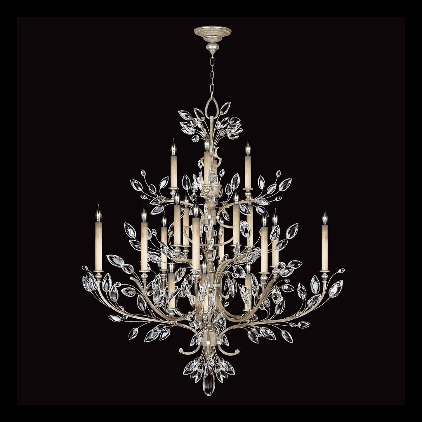 Fine Art Crystal Laurel 57" Round Chandelier