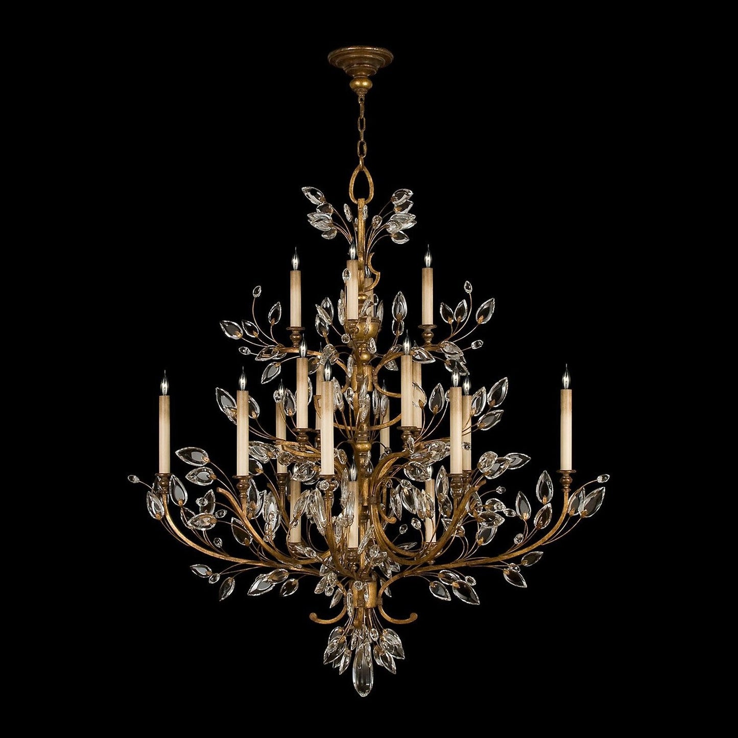 Fine Art Crystal Laurel 57" Round Chandelier