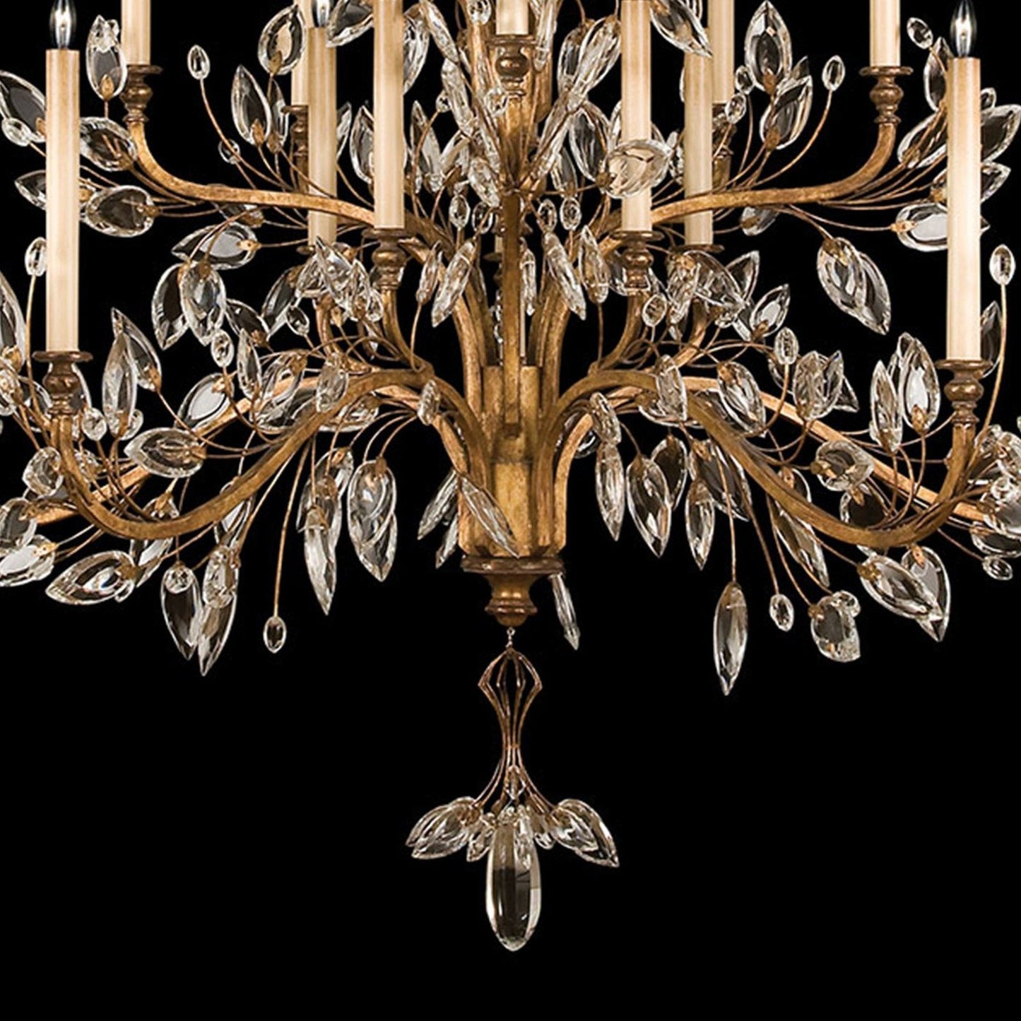 Fine Art Crystal Laurel 75" Round Chandelier