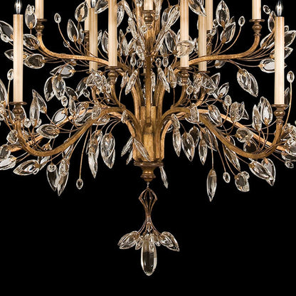 Fine Art Crystal Laurel 75" Round Chandelier