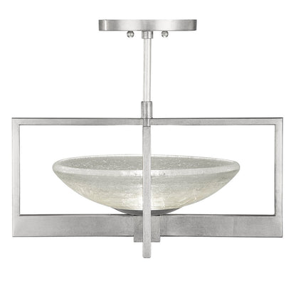 Fine Art Delphi 18" Square Semi Flush Mount STK