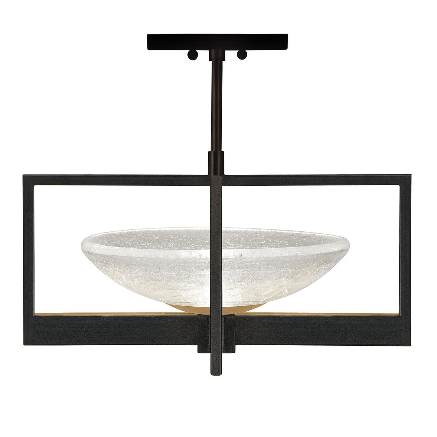 Fine Art Delphi 18" Square Semi Flush Mount STK