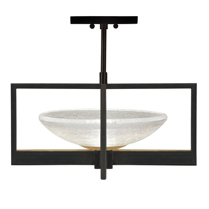 Fine Art Delphi 18" Square Semi Flush Mount STK