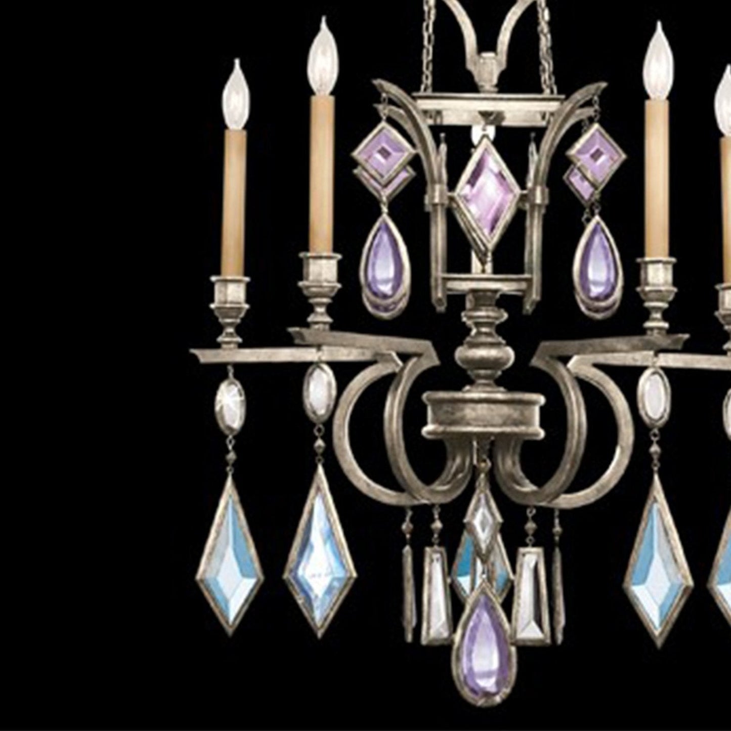 Fine Art Encased Gems 27" Round Chandelier