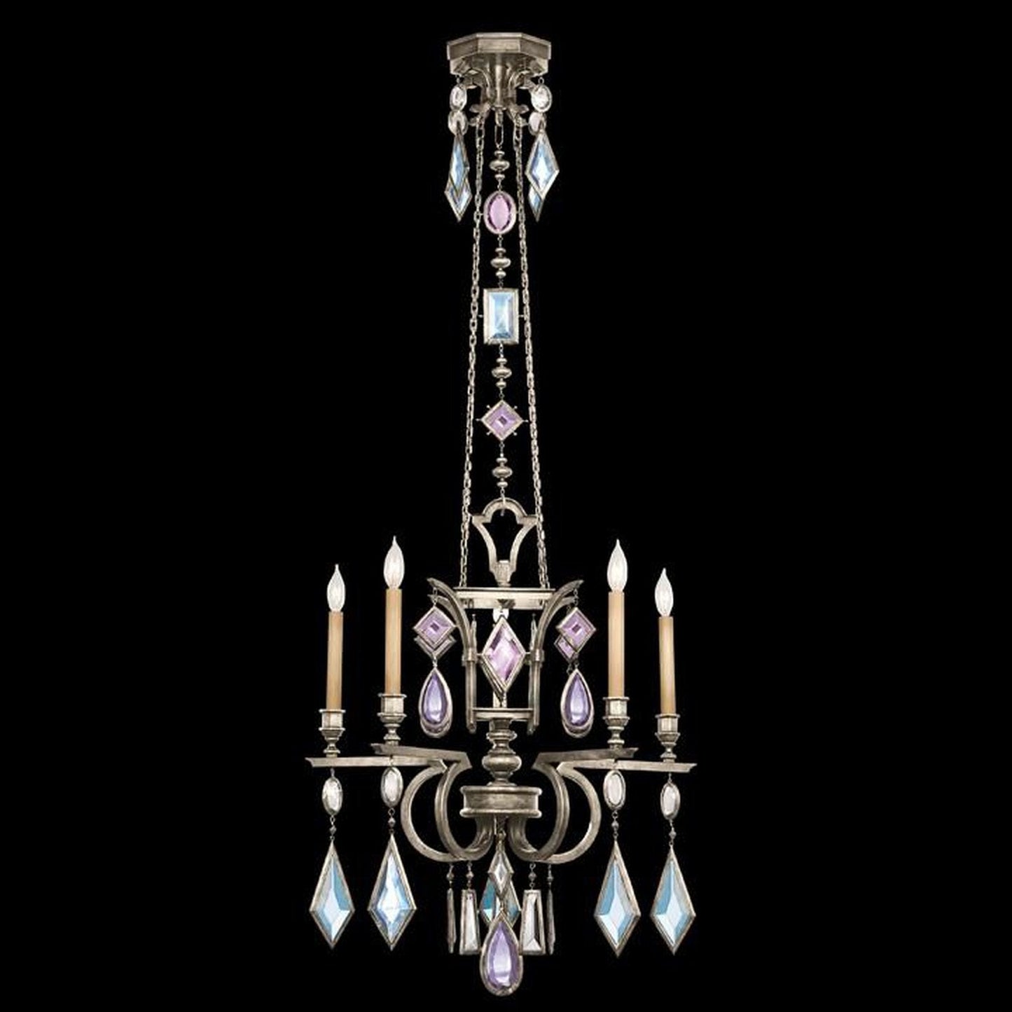 Fine Art Encased Gems 27" Round Chandelier