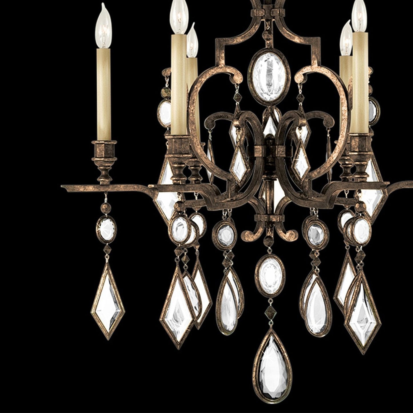 Fine Art Encased Gems 29" Round Chandelier