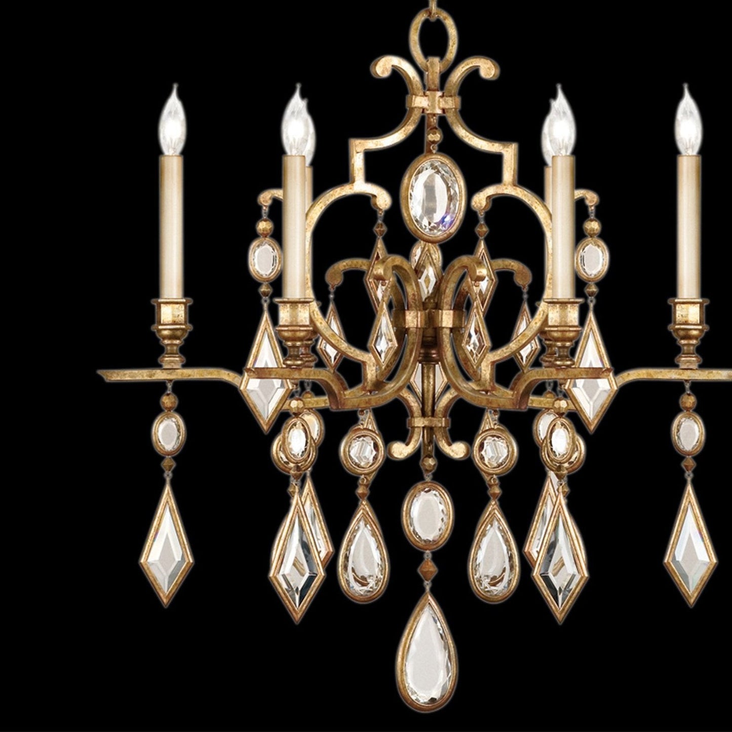 Fine Art Encased Gems 29" Round Chandelier