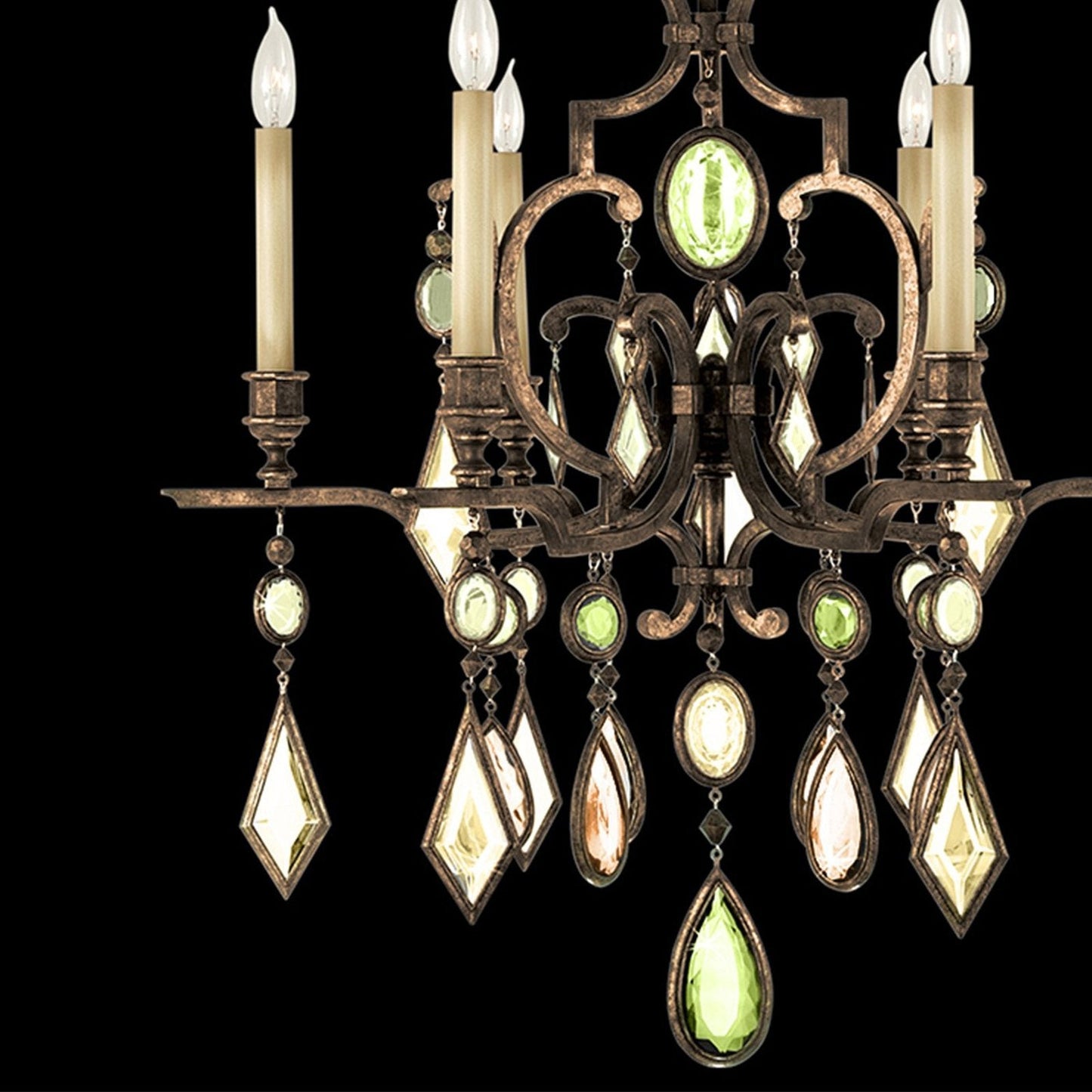 Fine Art Encased Gems 29" Round Chandelier