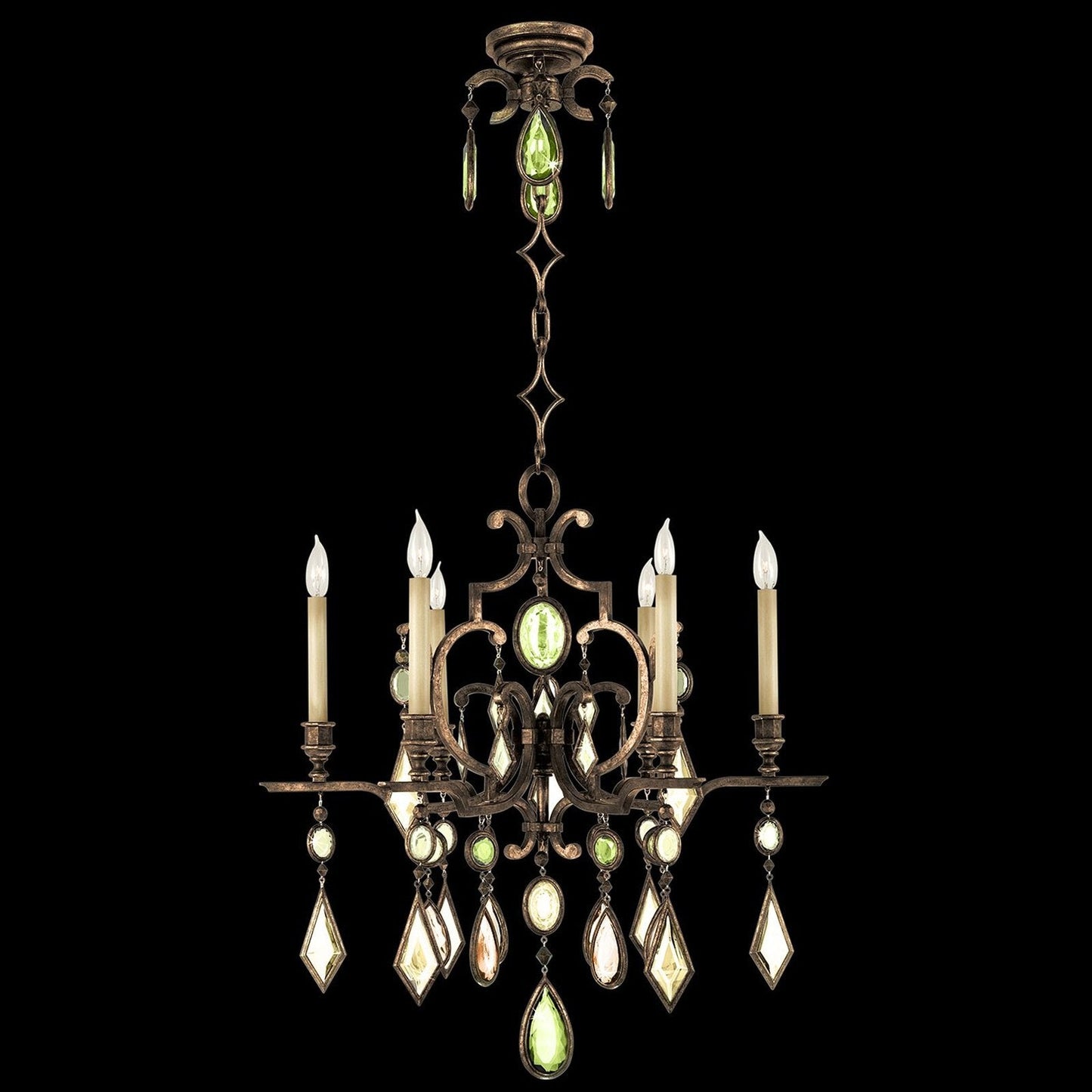 Fine Art Encased Gems 29" Round Chandelier