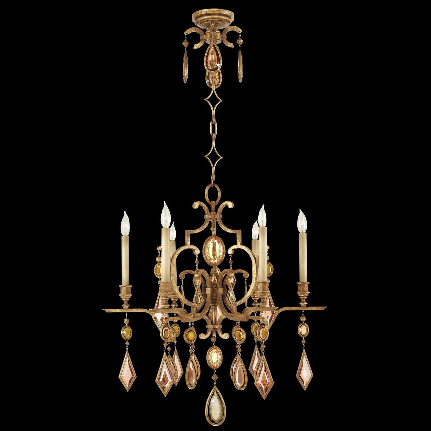 Fine Art Encased Gems 29" Round Chandelier