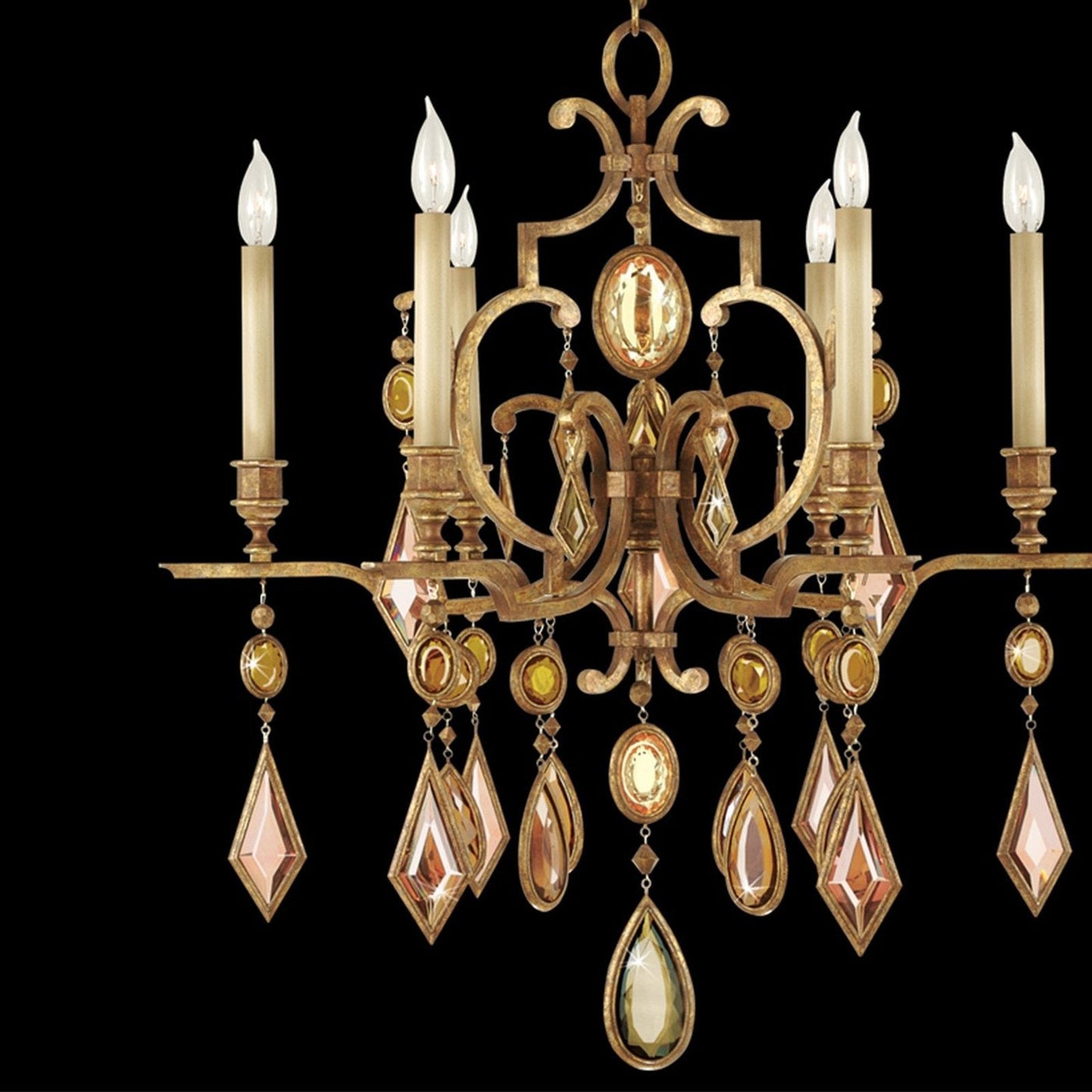 Fine Art Encased Gems 29" Round Chandelier