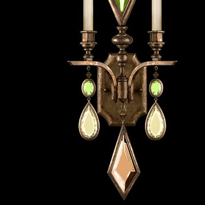 Fine Art Encased Gems 29" Wide Sconce