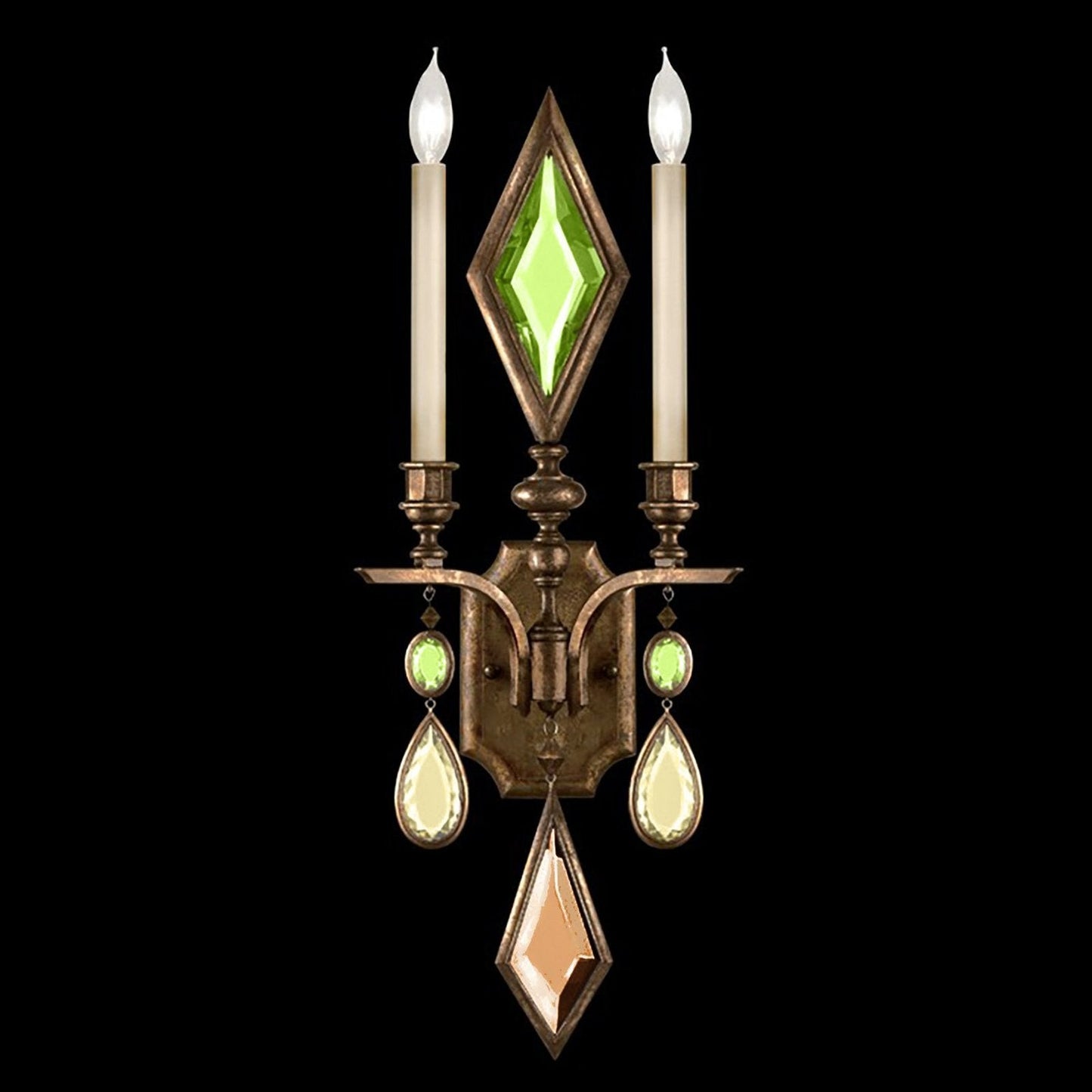 Fine Art Encased Gems 29" Wide Sconce