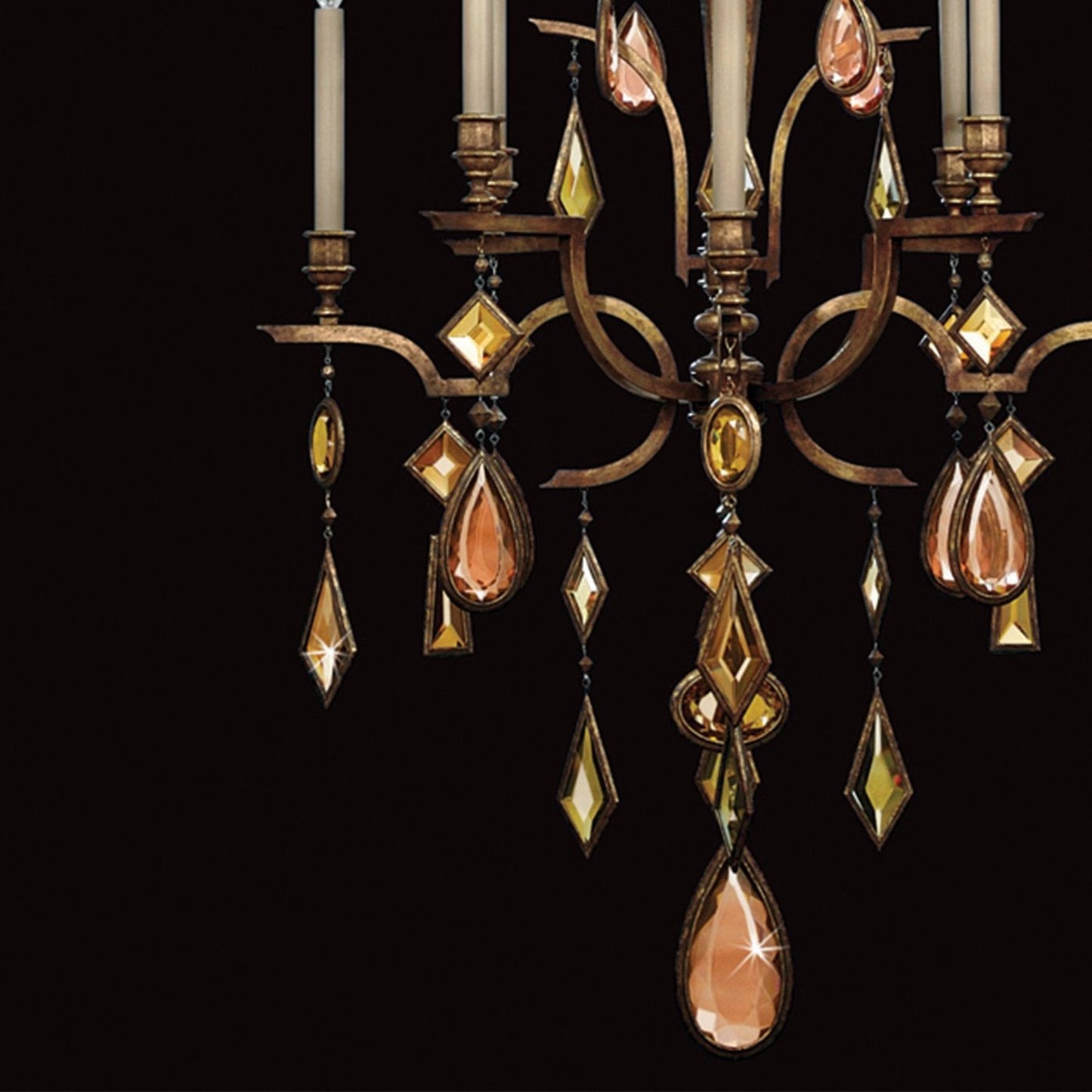 Fine Art Encased Gems 31" Round Chandelier