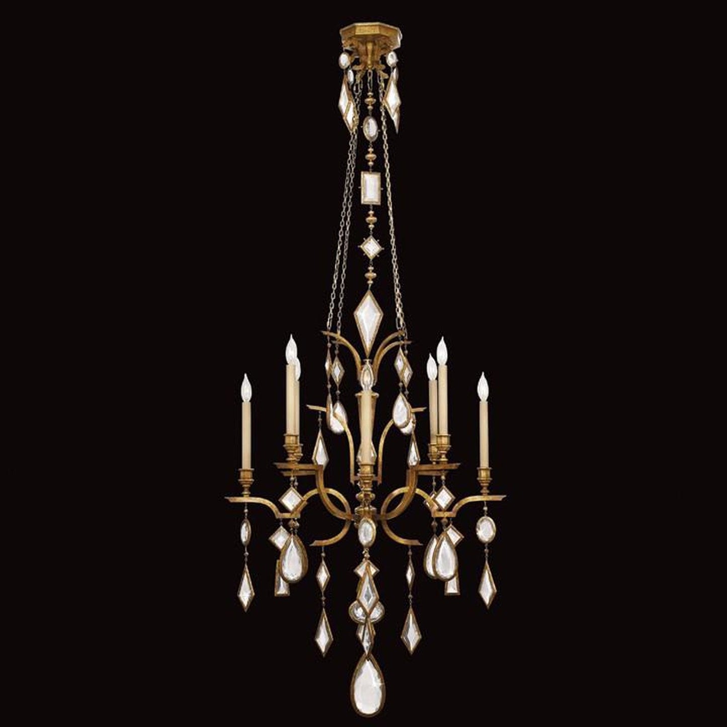 Fine Art Encased Gems 31" Round Chandelier