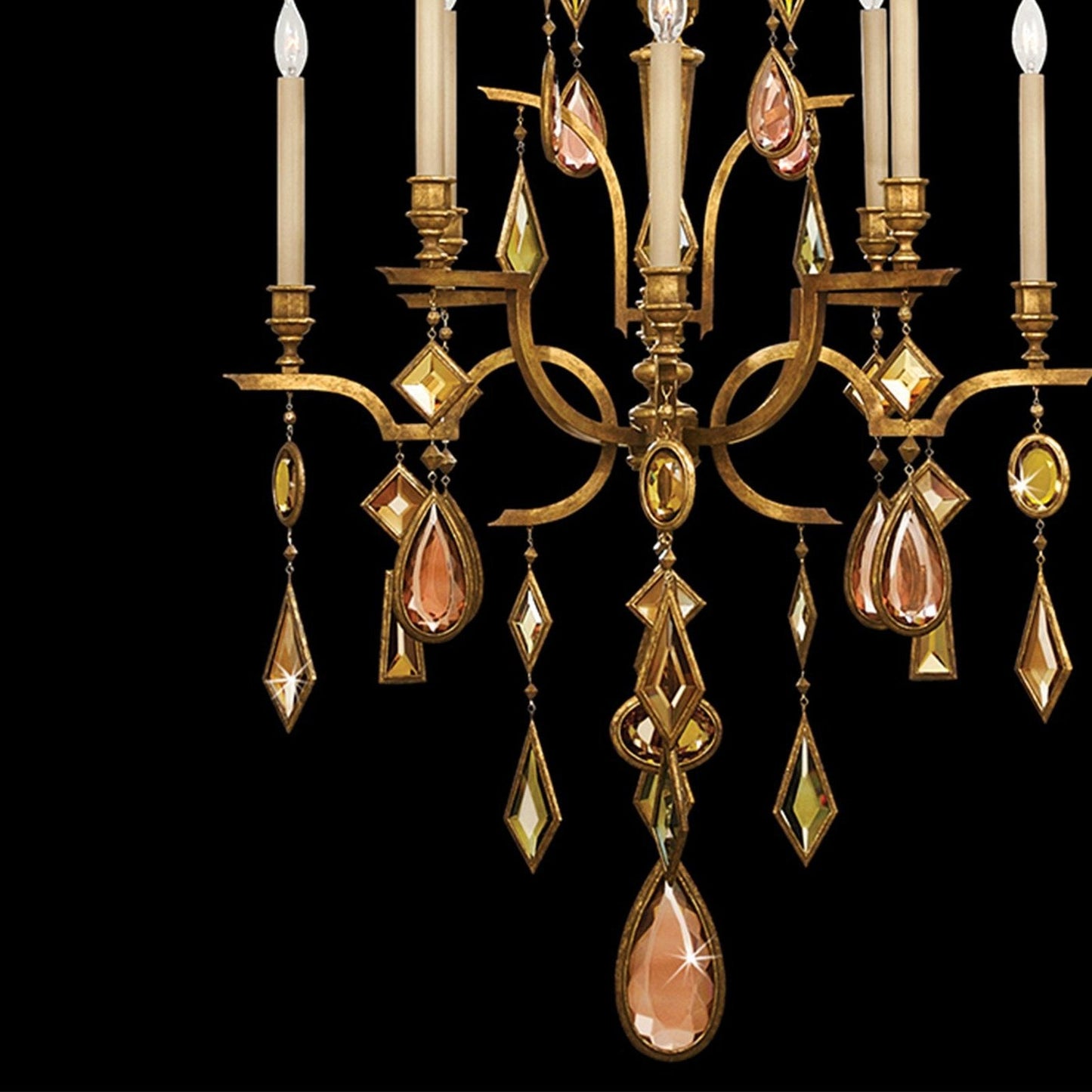 Fine Art Encased Gems 31" Round Chandelier