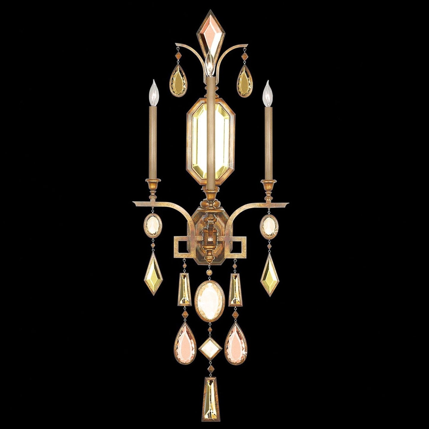 Fine Art Encased Gems 49" Sconce