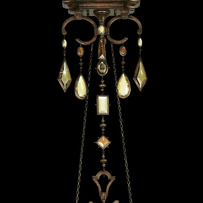 Fine Art Encased Gems 50" Oval Chandelier