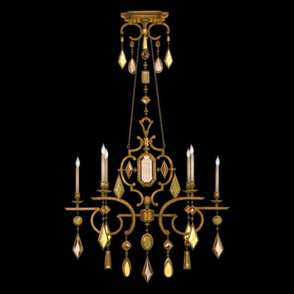 Fine Art Encased Gems 50" Oval Chandelier