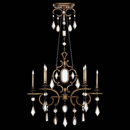 Fine Art Encased Gems 50" Oval Chandelier